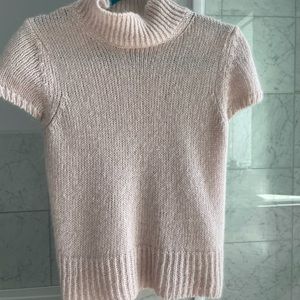 Italian Mohair Sweater Short Sleeve size S/M
